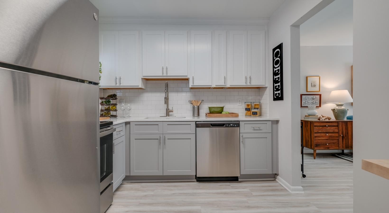 Spacious kitchens with thoughtful details spacious, well lit kitchen
