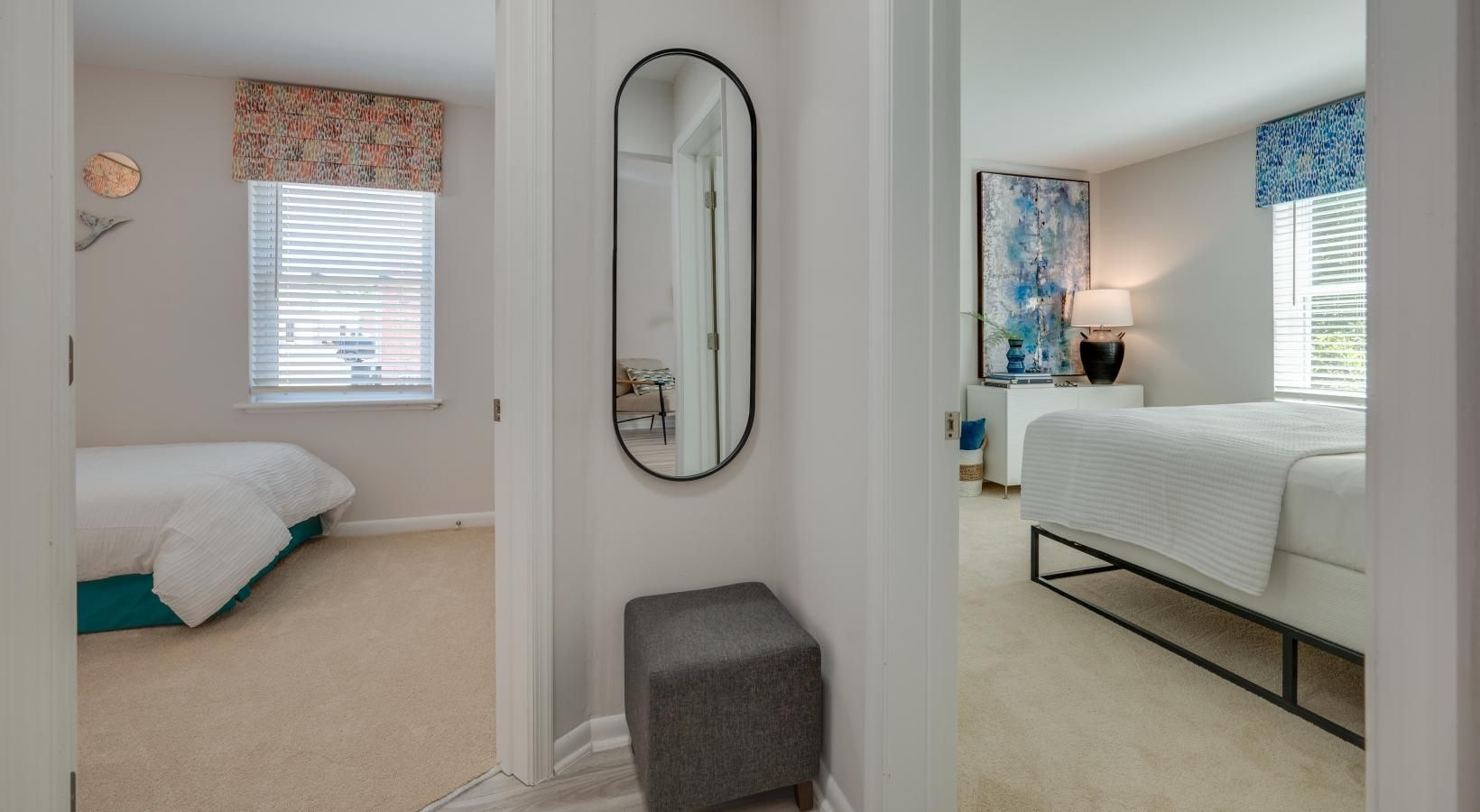 Bedroom options to fit every lifestyle hallway with bedroom entrances